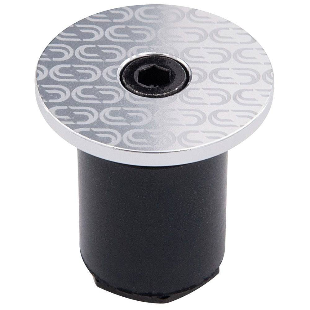 Deda Loop Bar End Plugs for handlebar expander system, black metal components for bike handlebar accessories.