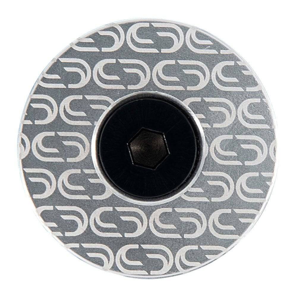 Deda Monza topcaps replacement set for Deda Elementi cockpit, showing sleek metal caps for bike handlebar components.
