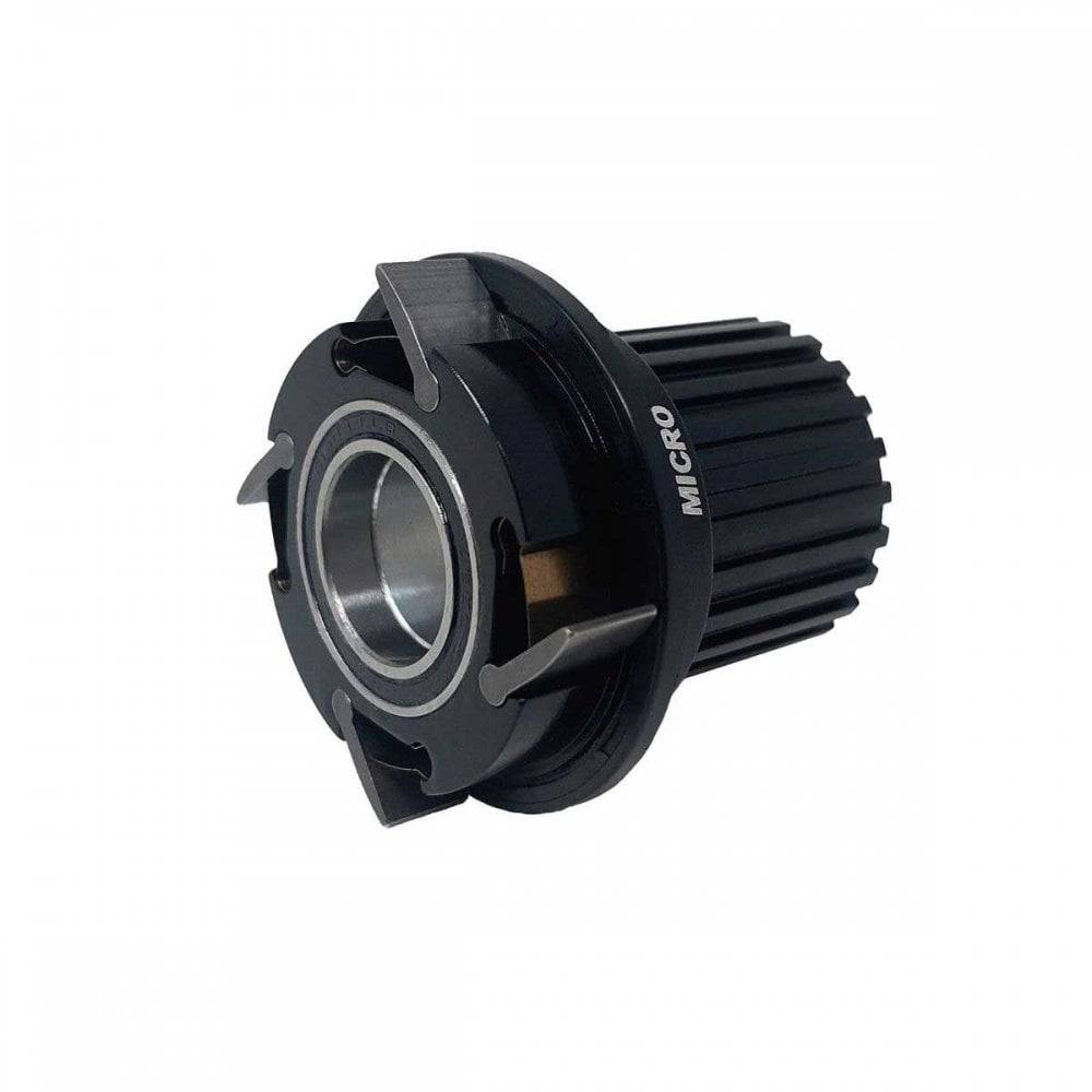 Deda 4-pawl freehub body for SL/DB disc brake wheel hubs, compatible with Shimano, SRAM, Campagnolo, and Microspline systems.