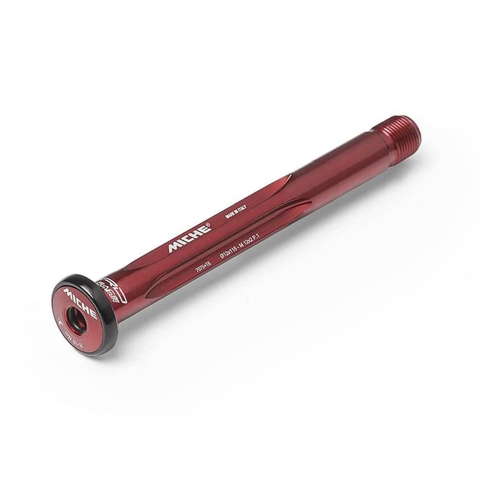 Miche Light RD road bike axles skewers for Wilier Strada, Filante, and Verticale SLR bicycle components, lightweight and durable.