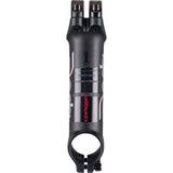 Deda Superleggero road bike stem with 31.7mm clamp, 1 1/8" steerer, black anodized finish, lightweight bike component