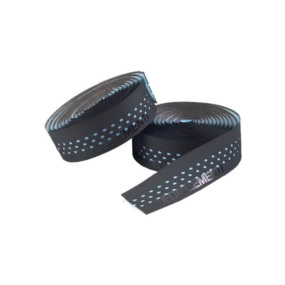 Deda Presa handlebar tape showing textured black surface with padded areas for comfort and shock absorption.