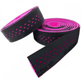 Deda Presa handlebar tape wrapped around a bike handlebar, showing its durable and cushioned design for comfortable grip.
