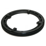 Shimano SM-CRE50 38T double chain ring cover with fixing bolt for e-bike components, showing metal cover and bolt attachment.