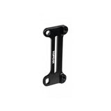Topeak Cage Mount Expander in black for water bottle cages and pump brackets, shown with mounting hardware and accessories.
