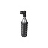 Topeak Nano Airbooster L compact CO2 inflator with 25g cartridge for Presta and Schrader valves, shown in the image.