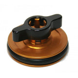 Cane Creek Helm MKII Doublair piston kit for fork damping and steering control, shown with metallic components and precise parts.