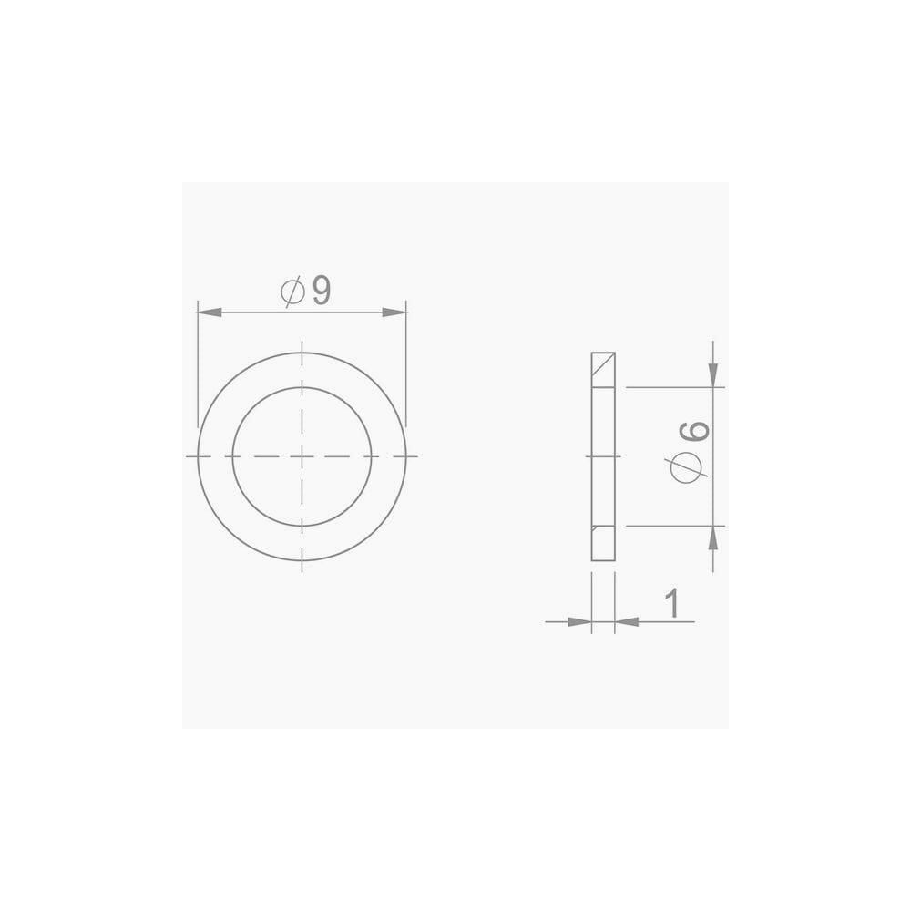 Aztec 1mm O-ring set for brake systems, 20 durable sealing components for reliable vehicle brake performance.