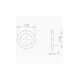Aztec 1mm O-ring set for brake systems, 20 durable sealing components for reliable vehicle brake performance.