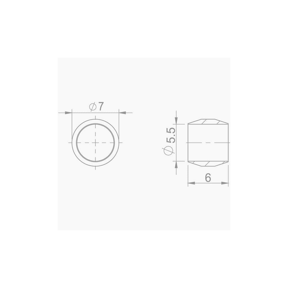 Aztec Olive 5.5mm Hayes brake spares for bike braking, set of 8 components, reliable bike brake system parts.