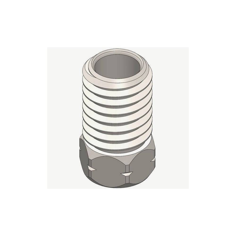 Set of eight Aztec threaded shrouds for M8 x 0.75 bolts, compatible with Avid brake system components.
