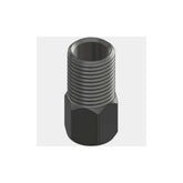Aztec M8 x 0.75 threaded shroud components for Hayes brakes, set of 8 replacement parts, metal with threaded design.