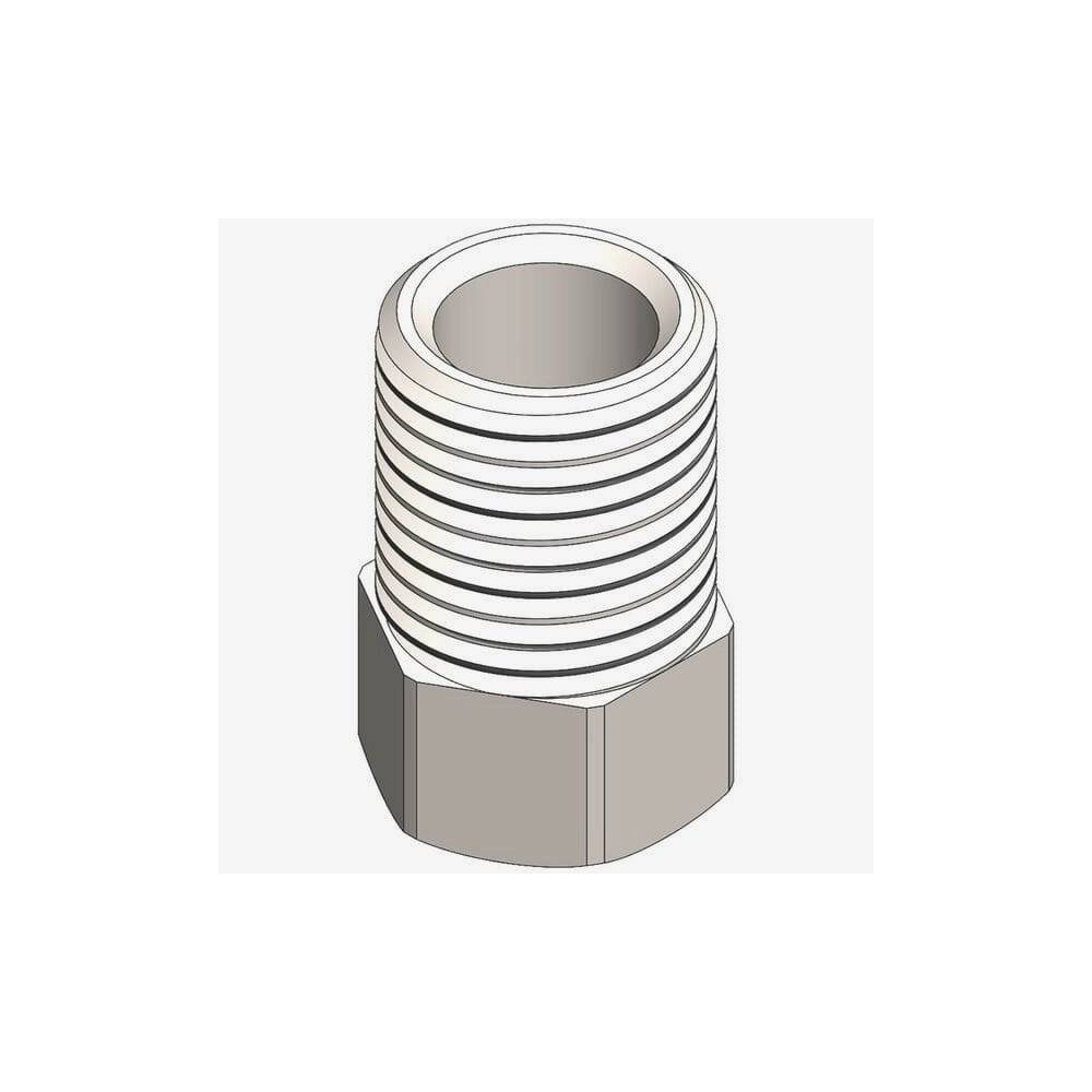 Set of 8 Aztec threaded shrouds M8 x 0.75 for Shimano brake components, durable bike parts for reliable braking performance.