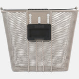 Aztec Panniers & Bags - Bilbao front bicycle basket KF nude metallic
