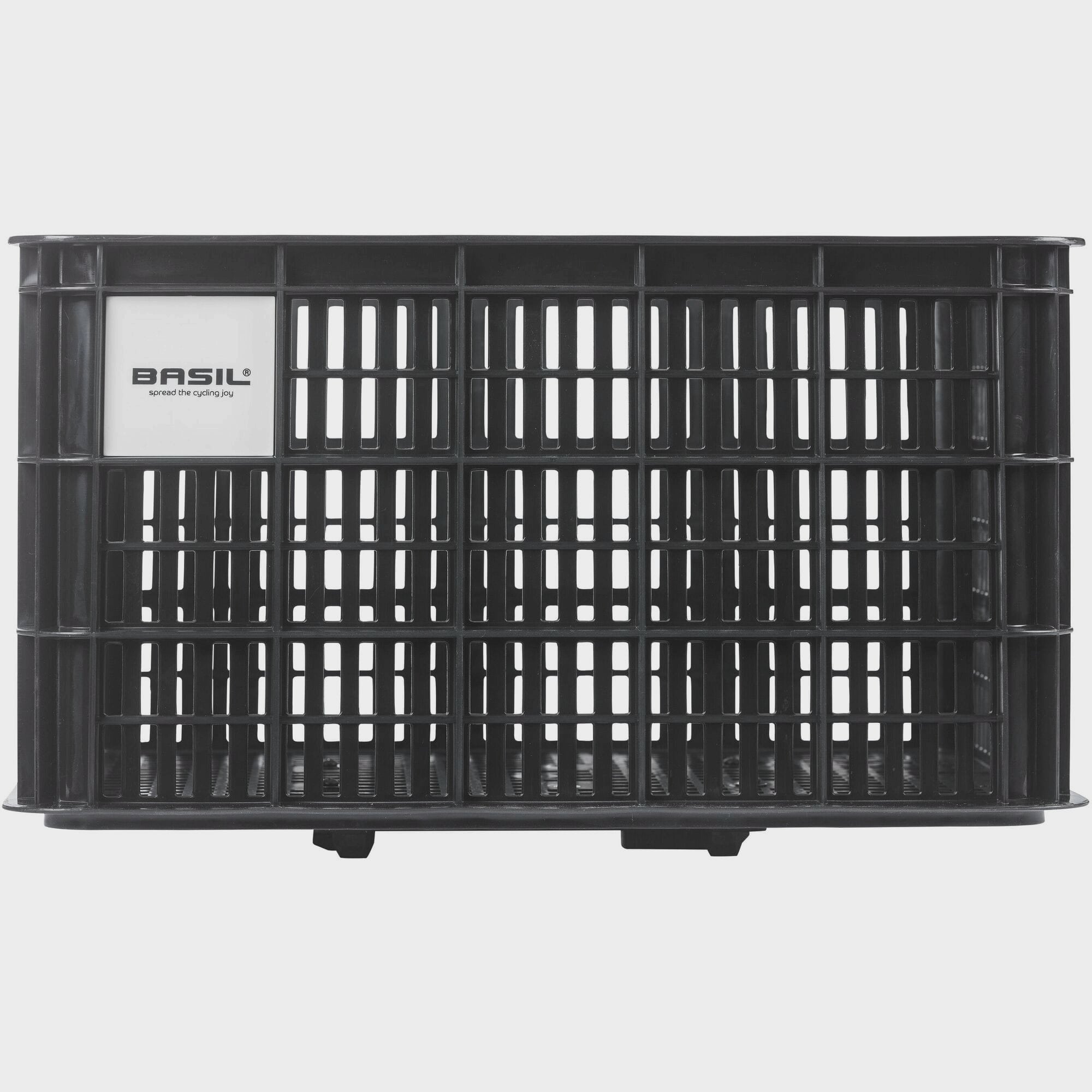 Basil Panniers & Bags - bicycle crate MIK L 40L recycled synthetic black