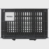 Basil Panniers & Bags - bicycle crate MIK M 29.5L recycled synthetic black