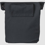 Black Basil City Bicycle Shopper Bag with hook-on system and reflective details, designed for 14-16L capacity.