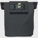 Black Basil City Bicycle Shopper Bag with hook-on system and reflective details, designed for 14-16L capacity.