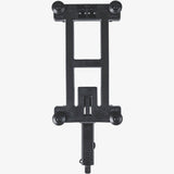 Black MIK Adapter Plate 2.0 lockable accessory for secure attachment of bike baskets and bags on bikes.