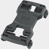 Black Basil MIK carrier plate for bike luggage carriers, fits 100-170mm width, durable accessories for bike racks