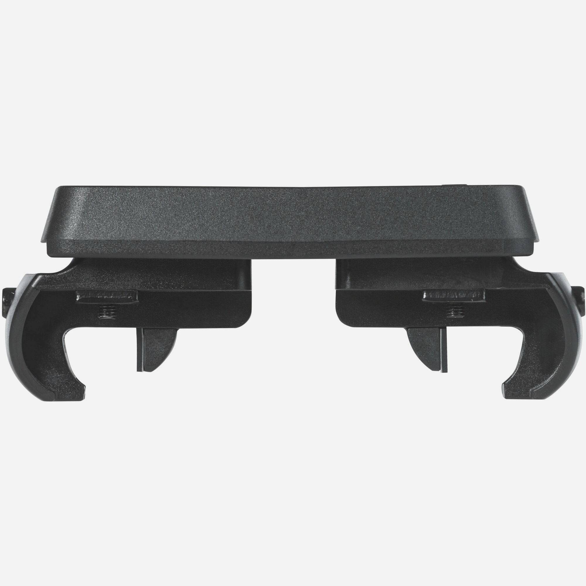 Black Basil MIK Carrier Plate for bike luggage carriers, suitable for 100-170mm width, bicycle accessories for mounting.