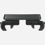 Black Basil MIK Carrier Plate for bike luggage carriers, suitable for 100-170mm width, bicycle accessories for mounting.