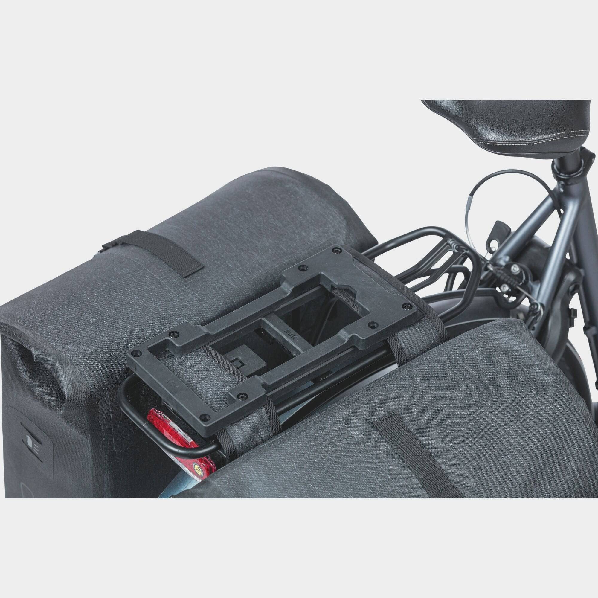MIK Double Decker Adapter for MIK Plates, bike luggage expansion accessory with two-tier design for increased storage space.