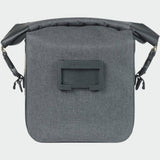 Black Basil Navigator Storm KF handlebar bag with reflective logos, waterproof, 10-11L capacity, designed for cycling accessories.