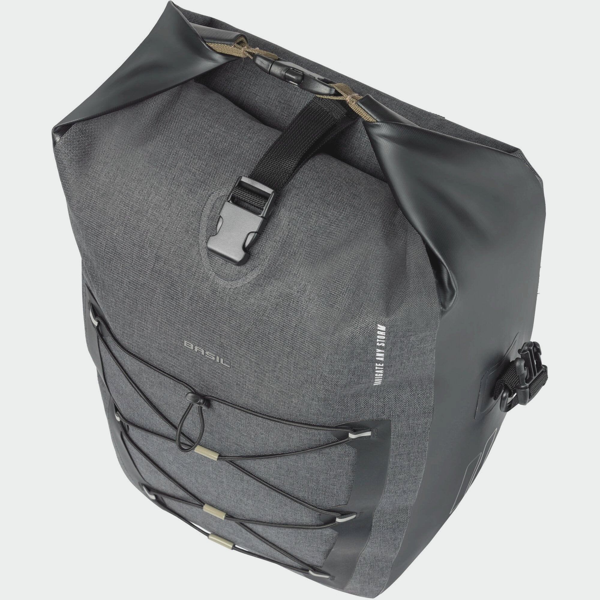 Basil Panniers & Bags - Navigator Storm L single pannier bag 25-31L black