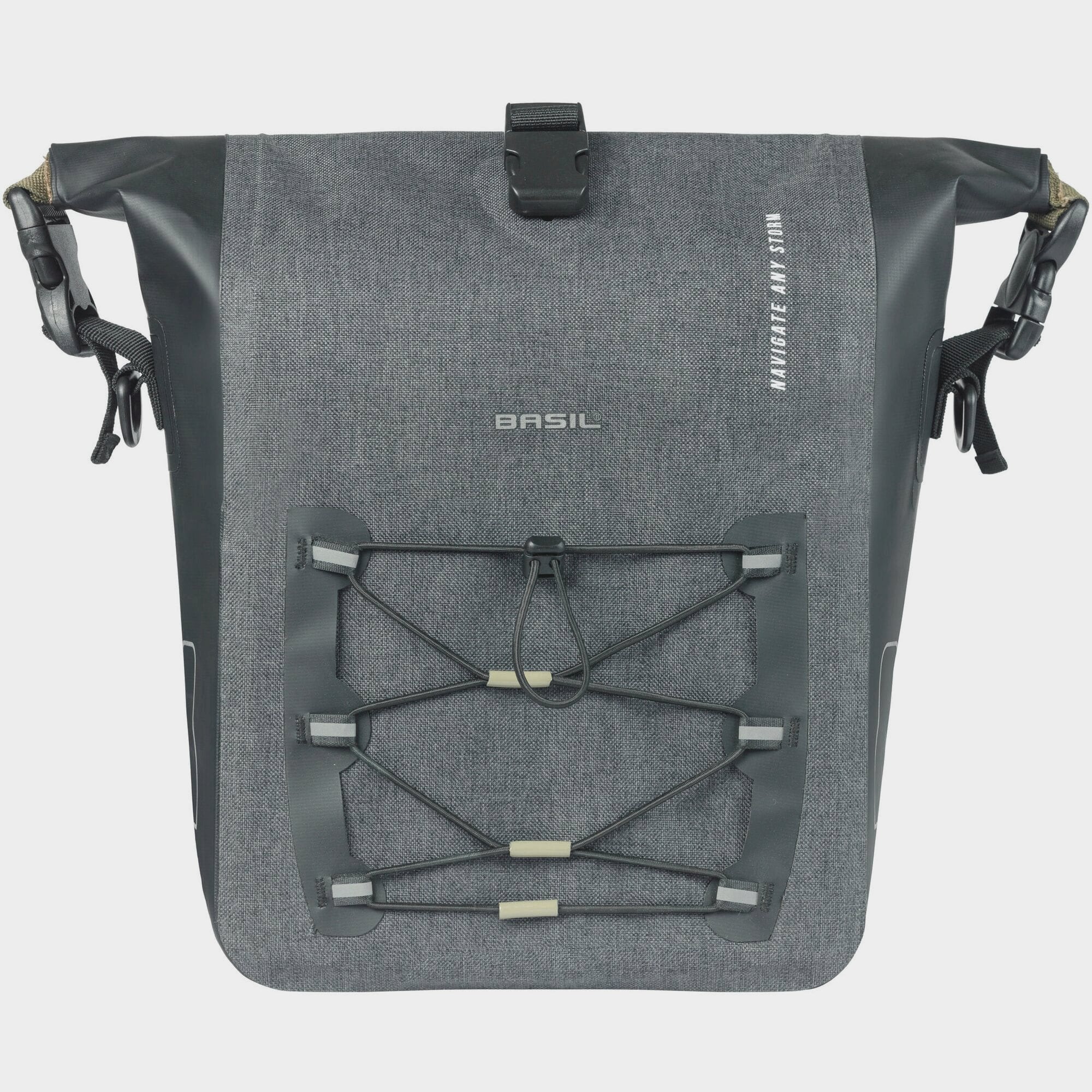 Basil Panniers & Bags - Navigator Storm M single pannier bag 12-15L black