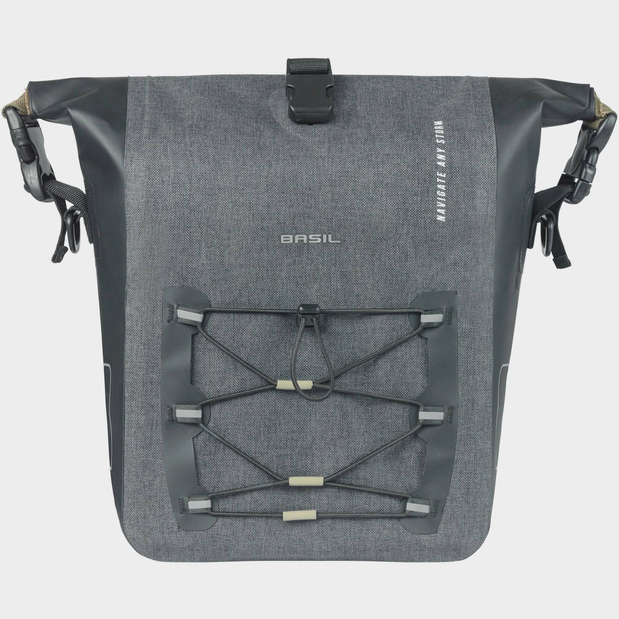 Basil Panniers & Bags - Navigator Storm M single pannier bag 12-15L black