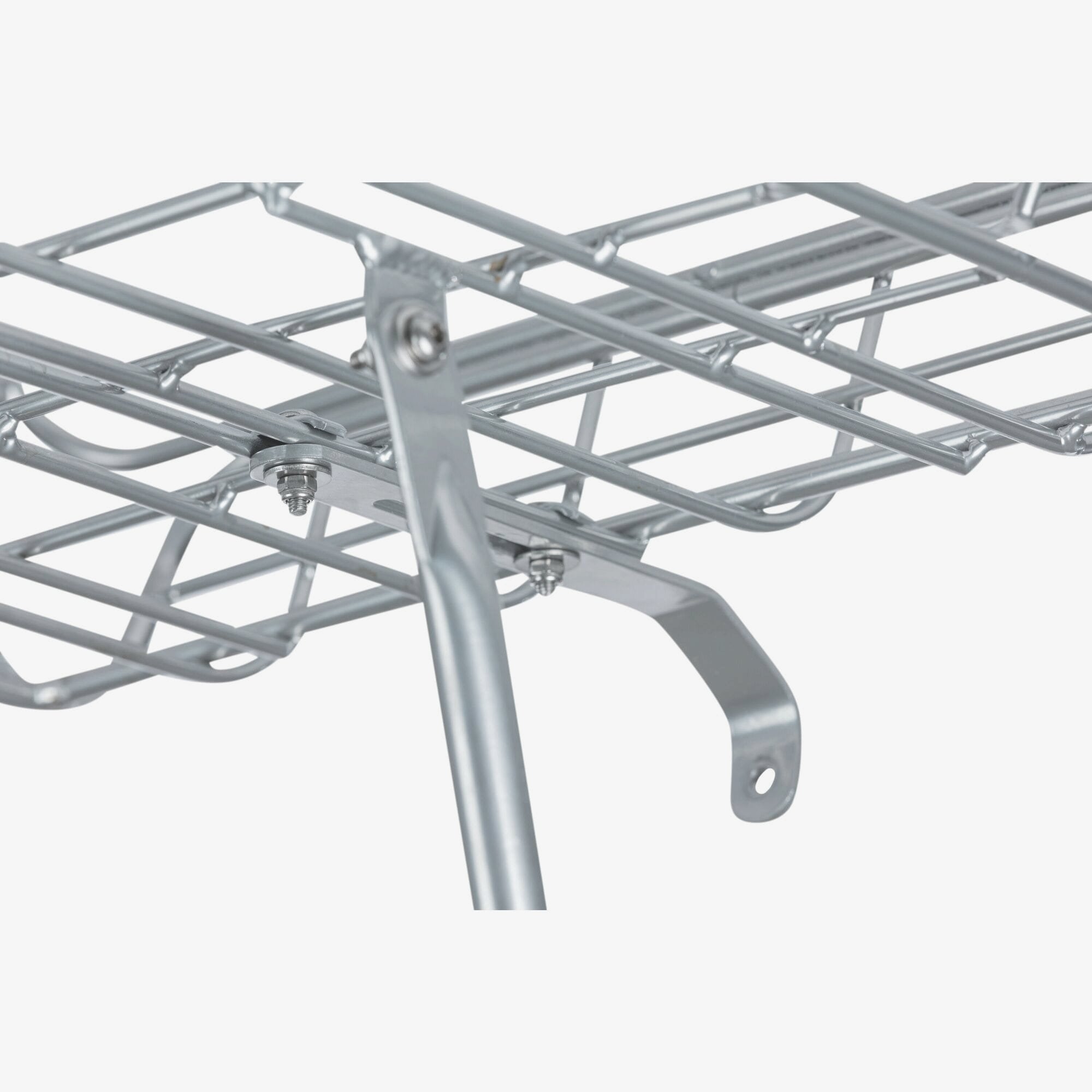 Basil Racks - Portland front carrier aluminium natural