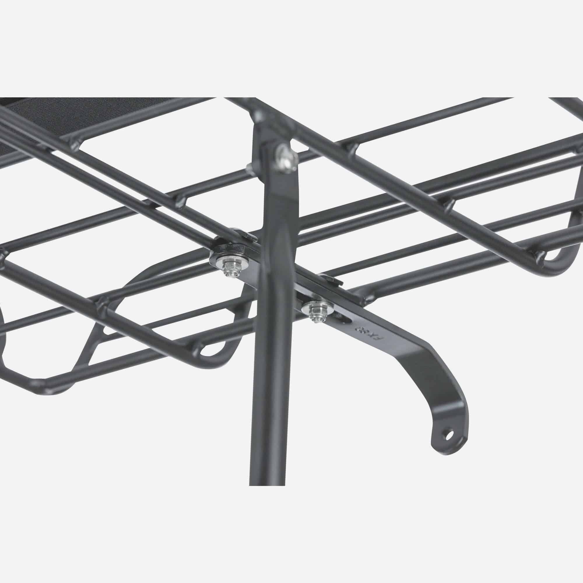 Basil Portland matte black front bike carrier rack for 26-28 inch wheel vintage-style bicycles accessory