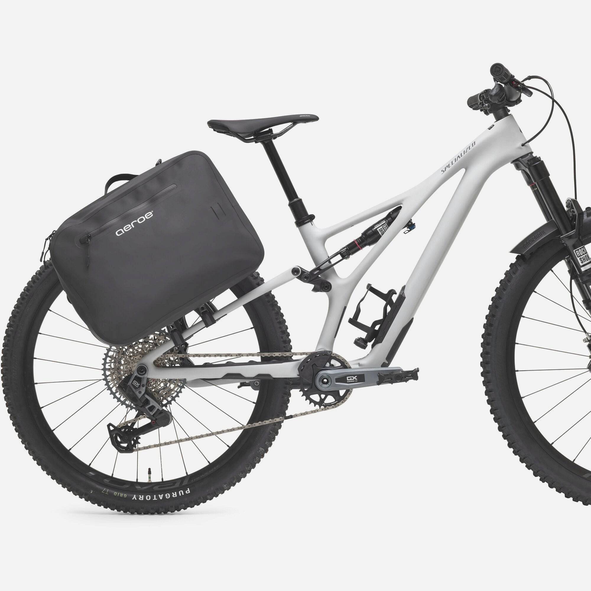 Aeroe QuickLock Urban 10L waterproof bike backpack with multiple carry options, designed for versatile urban cycling accessories.