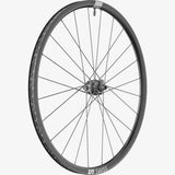 DT Swiss G 1800 SPLINE 700c front disc brake dynamo wheel with clincher tires, 25x24mm, for cycling components.