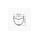 DT Swiss G 1800 SPLINE 700c front disc brake dynamo wheel with clincher tires, 25x24mm, for bike components.