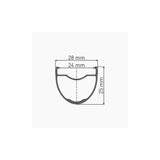 DT Swiss GR 1600 SPLINE 700c front dynamo disc brake wheel with clincher tires, 25x24mm, lightweight bike wheel component