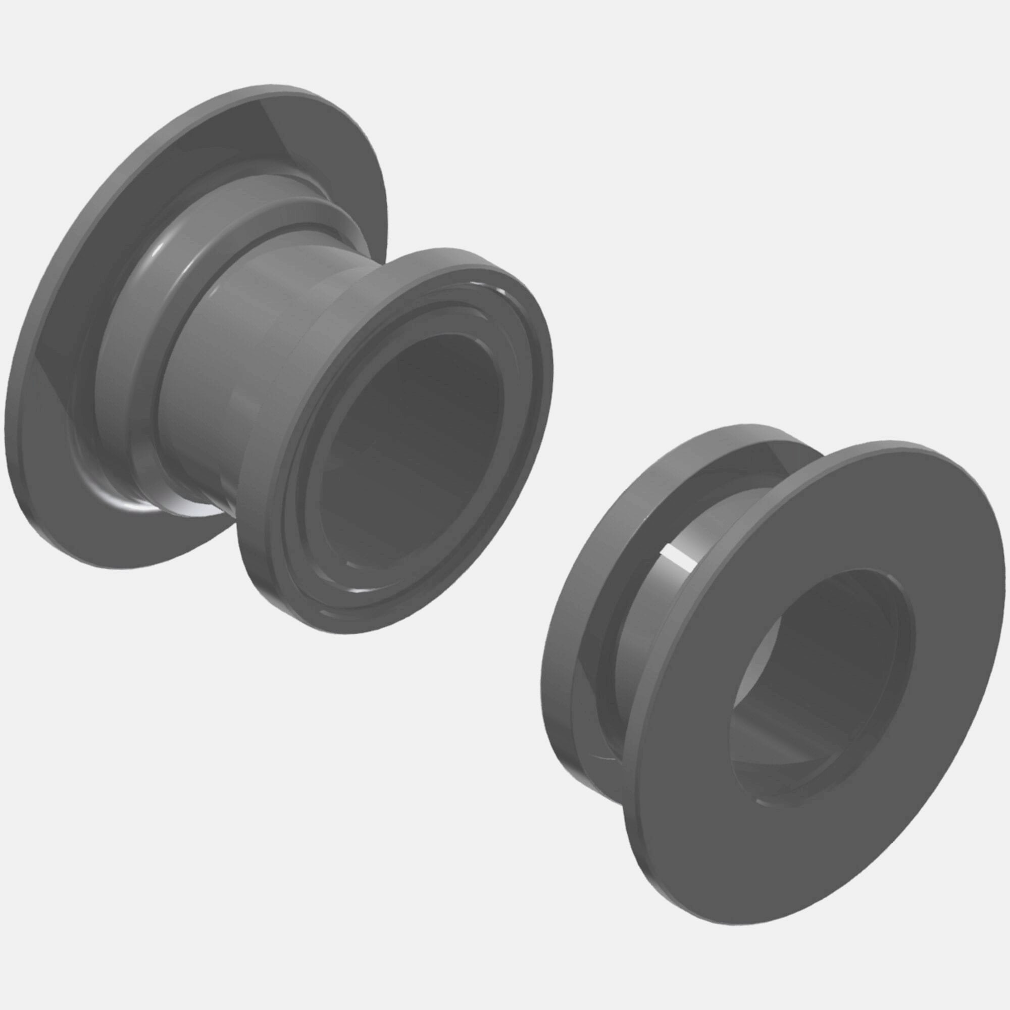 DT Swiss front torque caps for 2024+ XRC 1200 BOOST 110 x 15mm hubs, compatible with RockShox suspension forks.