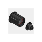 DT Swiss Ratchet LN Freehub Conversion Kit for Shimano 11-Speed road bikes, showing the components and hardware for quick release 130/135mm QR.