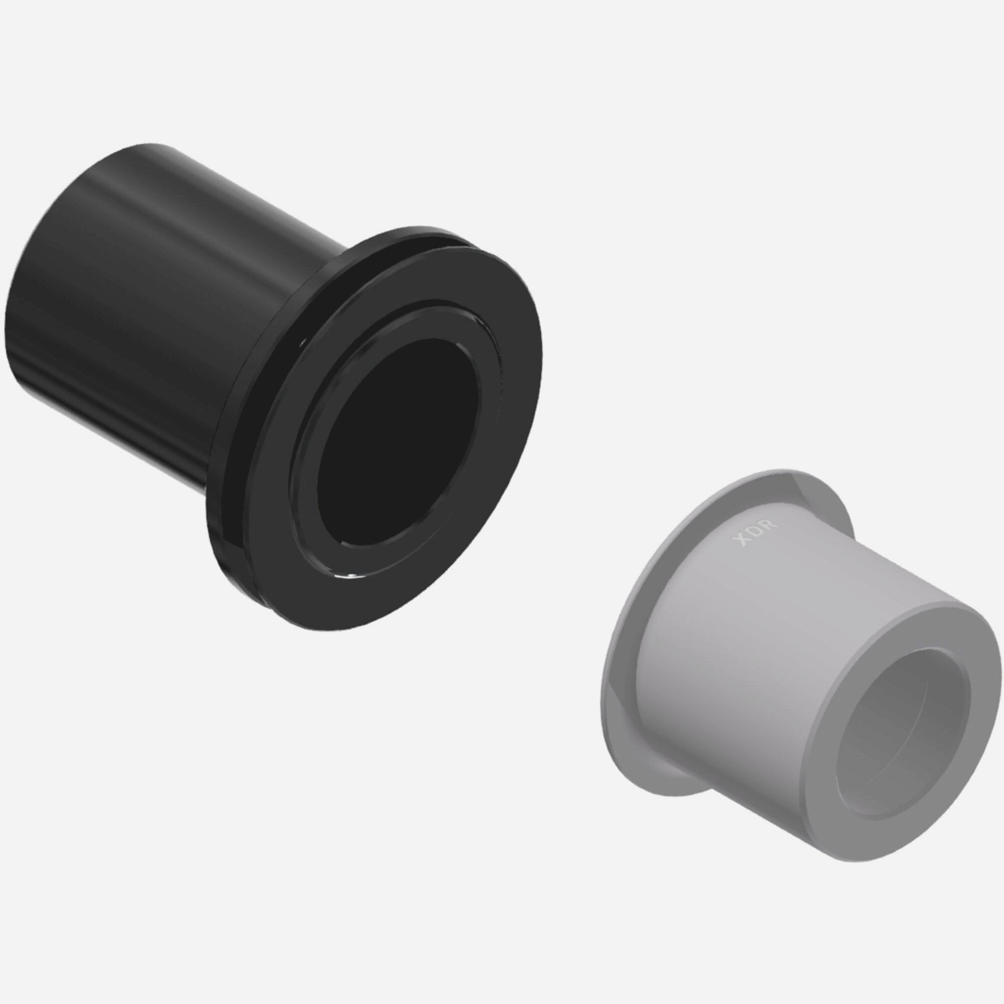 DT Swiss rear wheel kit with 142x12mm SRAM XDR hub for 240, 350, 370 road bike hubs, showing wheel components and hub details.