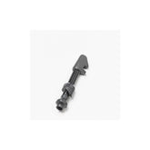 Black DT Swiss lightweight aluminum tubeless valve for 18-25mm asymmetrical rims, designed for bicycle components.