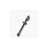 Black DT Swiss lightweight aluminum tubeless valve for 36-48mm deep rims, designed for bike wheel components.