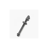 Black DT Swiss lightweight aluminum tubeless valve for 36-48mm deep rims, designed for bike wheel components.