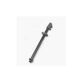 Black DT Swiss lightweight aluminum tubeless valve for 66-80mm deep bike rims, designed for easy installation and secure sealing.