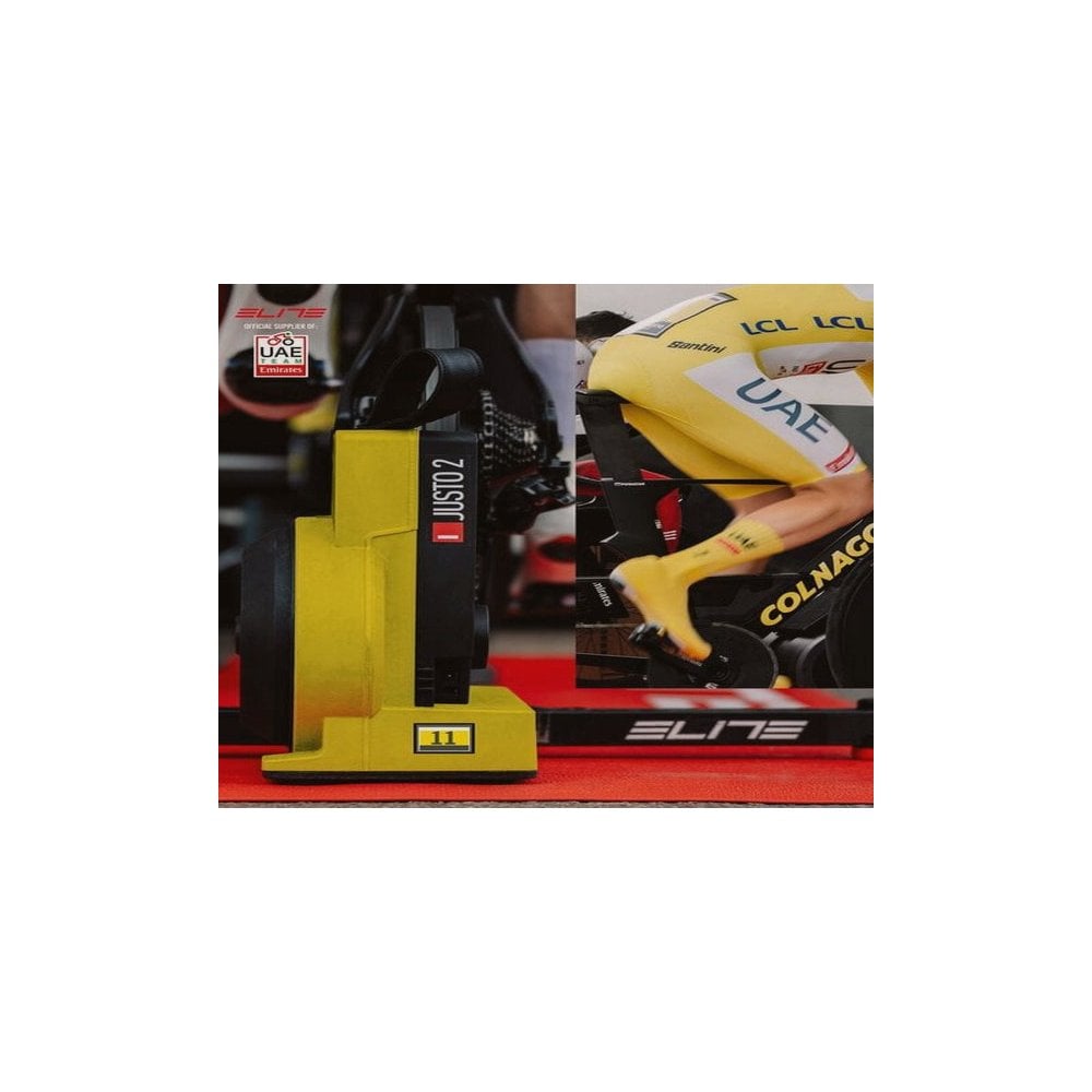 Elite Home Trainers - Justo 2 direct drive FE-C mag trainer Limited Edition Yellow