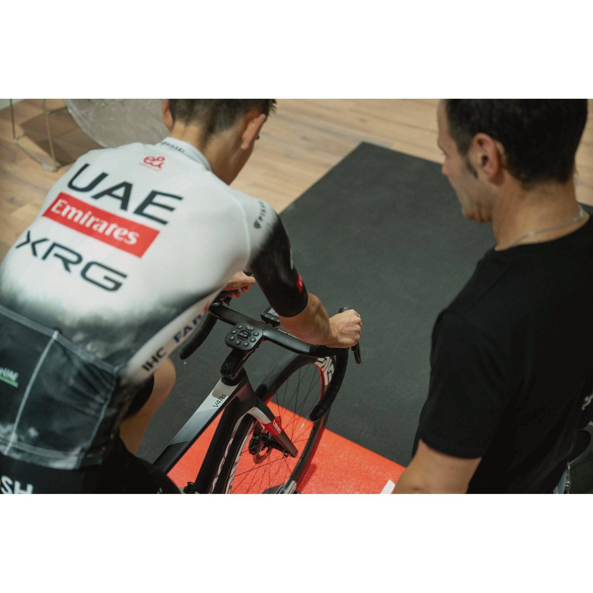 Elite Zona ANT+ trainer remote control accessory for indoor cycling smart trainers, showing buttons and display interface.