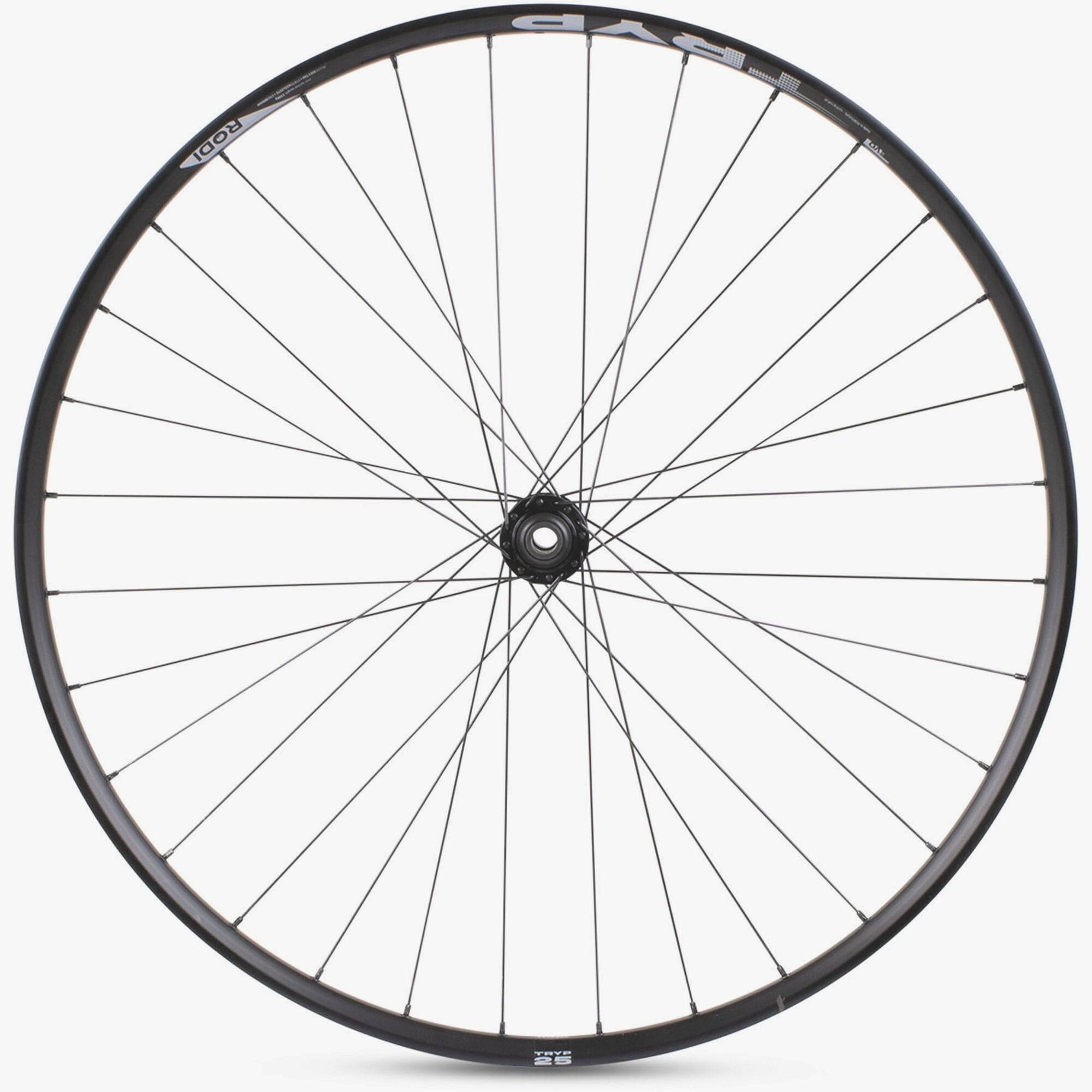 M Part Wheels M25 v2 29-inch boost front MTB wheel with tubeless-ready hub and 110x15mm axle for mountain biking.
