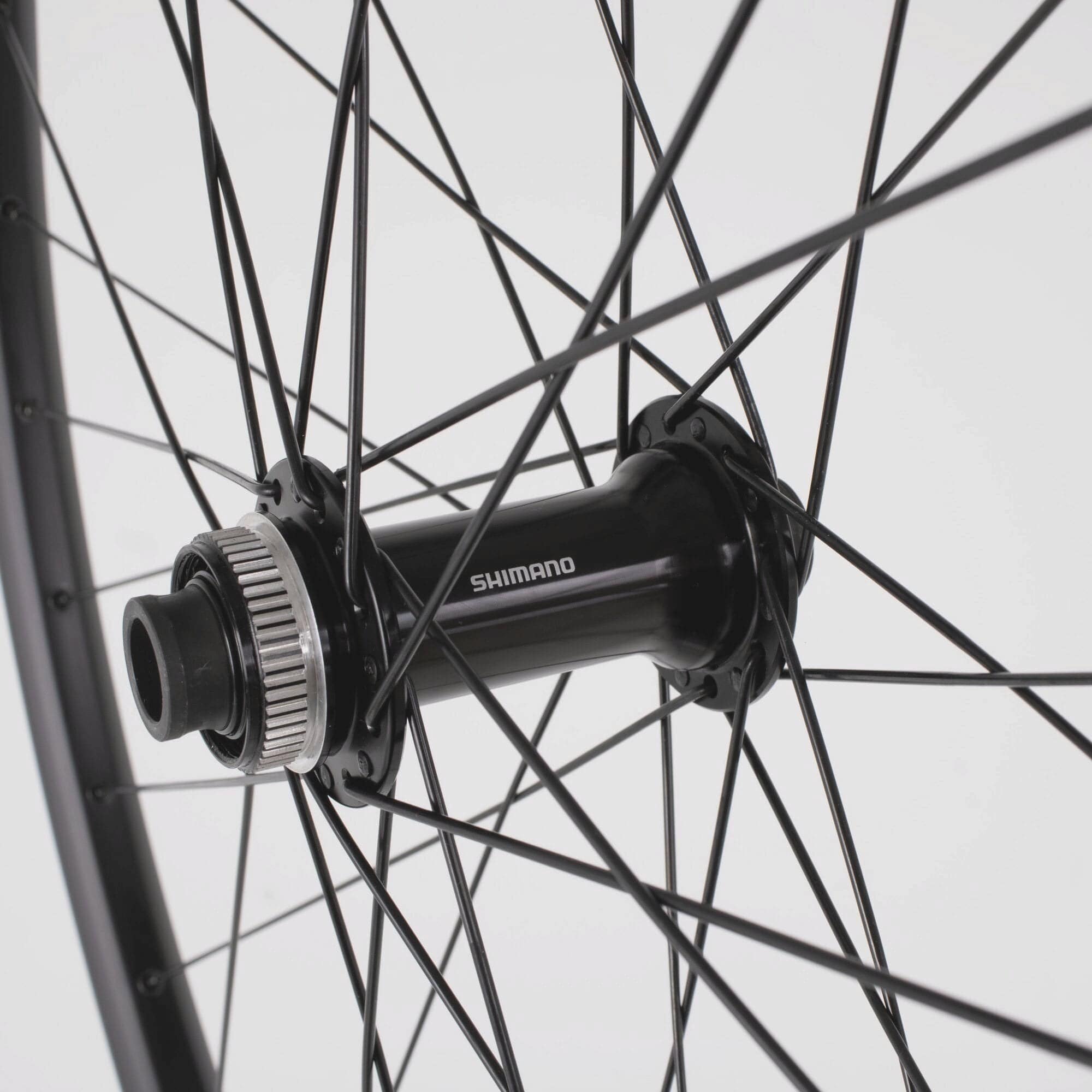 M Part Wheels M25 v2 29-inch boost front MTB wheel with tubeless-ready hub and 110x15mm axle, designed for mountain biking.