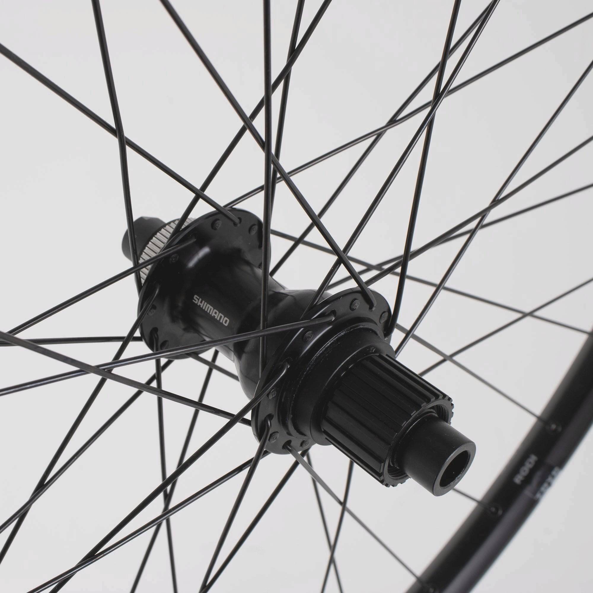 M Part Wheels M25 v2 29-inch rear MTB wheel with Shimano boost hub, 148x12mm axle for 12-speed mountain biking components.