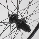 M Part Wheels M25 v2 29-inch rear MTB wheel with Shimano boost hub, 148x12mm axle for 12-speed mountain biking components.